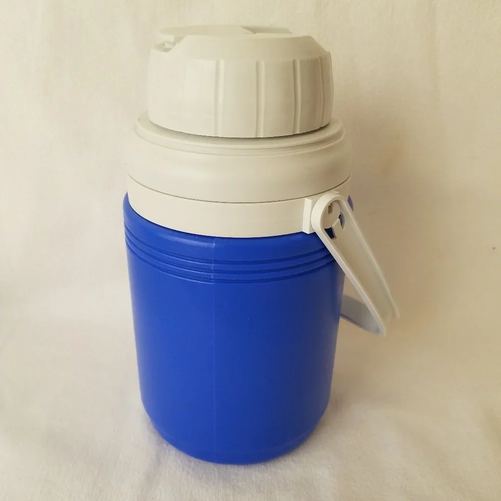 COLEMAN 5542 Jug 1/3 Gallon Blue Water Cooler Travel Camping Spout Made In USA